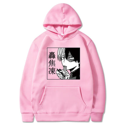 Printed Hooded Casual Cute Hero Creative Sweater