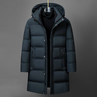Men's Fashion Mid-length Thick Down Jacket Coat