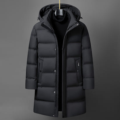 Men's Fashion Mid-length Thick Down Jacket Coat