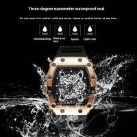 Large Dial Luminous Barrel-shaped Men's Watch
